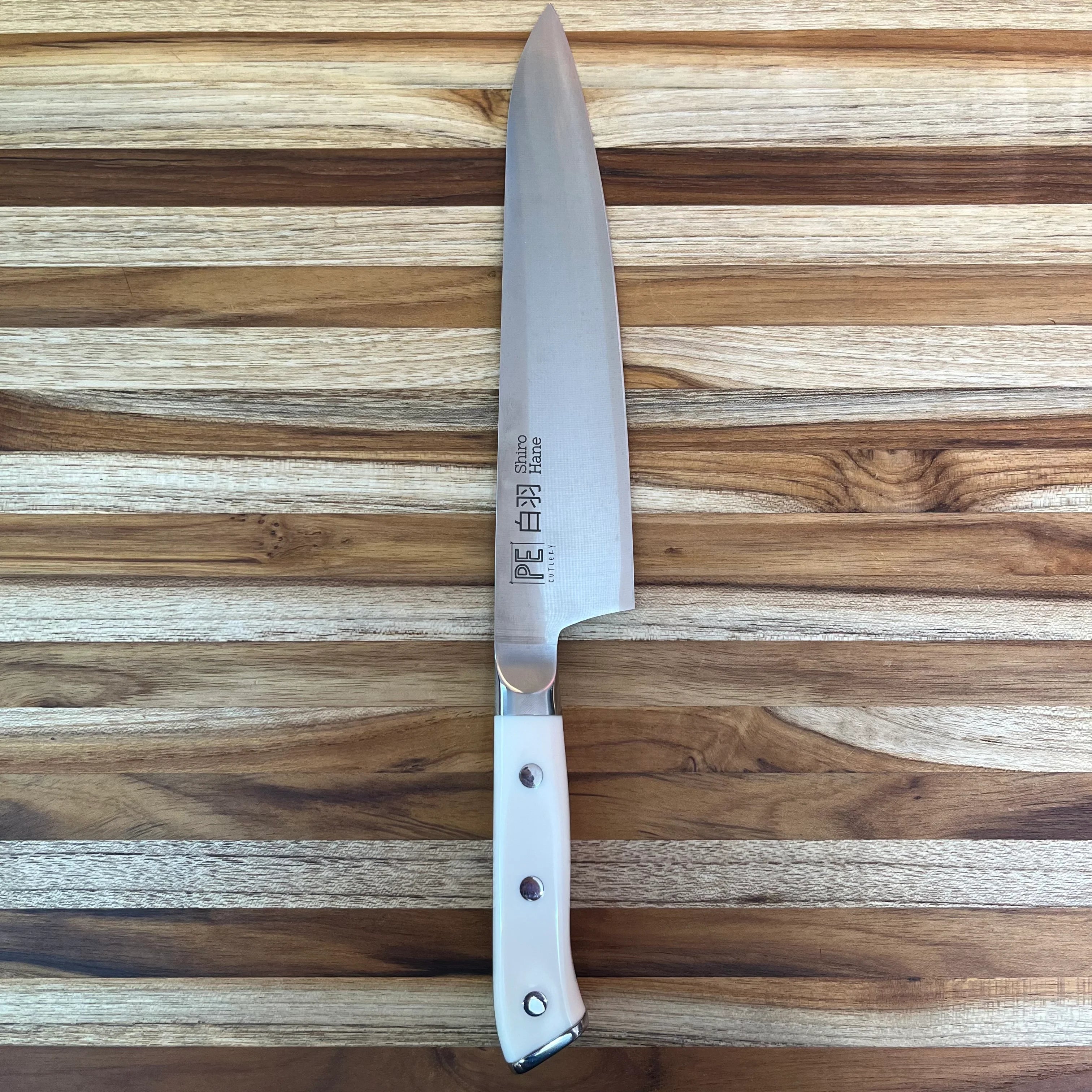 Perfect Edge Shiro Hane 8.5" Gyuto